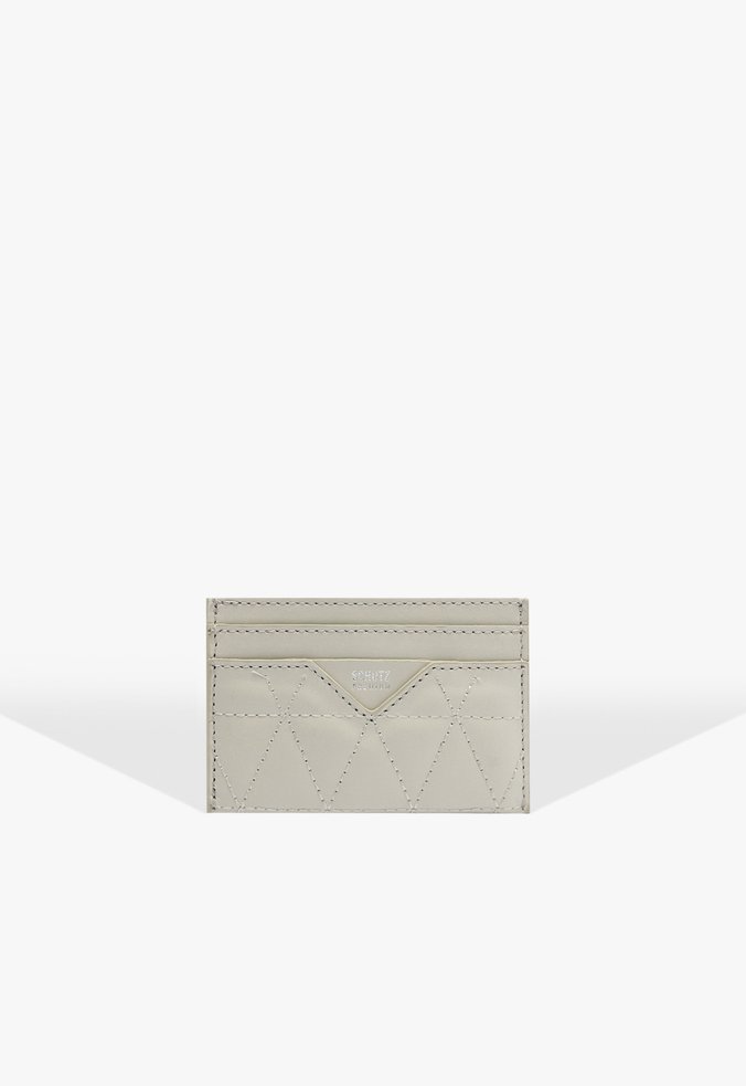 Porta Cartões 944 Matelassê Couro Branco