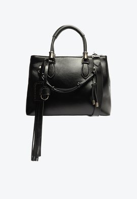BOLSA MÉDIA HOBO DIPSY COURO PRETA