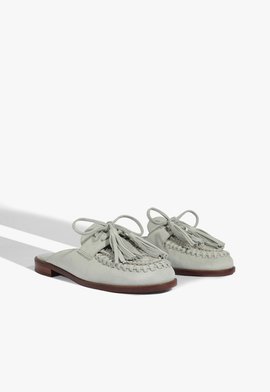 mumu SAPATO MULE COM FIVELA - Marrom | ZARA Brasil