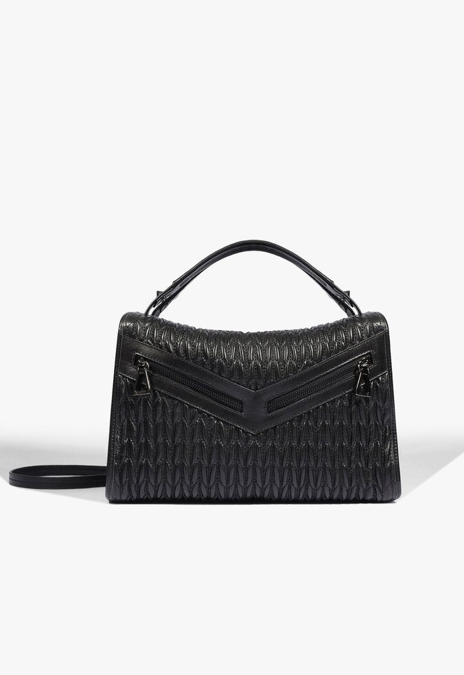 Vista 3 Bolsa Tote Suki Grande Couro Preta | Schutz Schutz BR Preto Schutz BR Preto