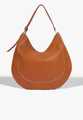 Bolsa Hobo Couro Marrom