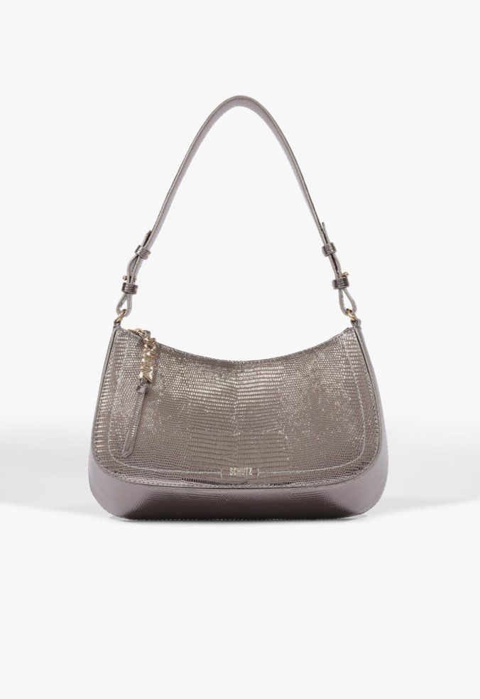 Bolsa Shoulder Tina Média Prata