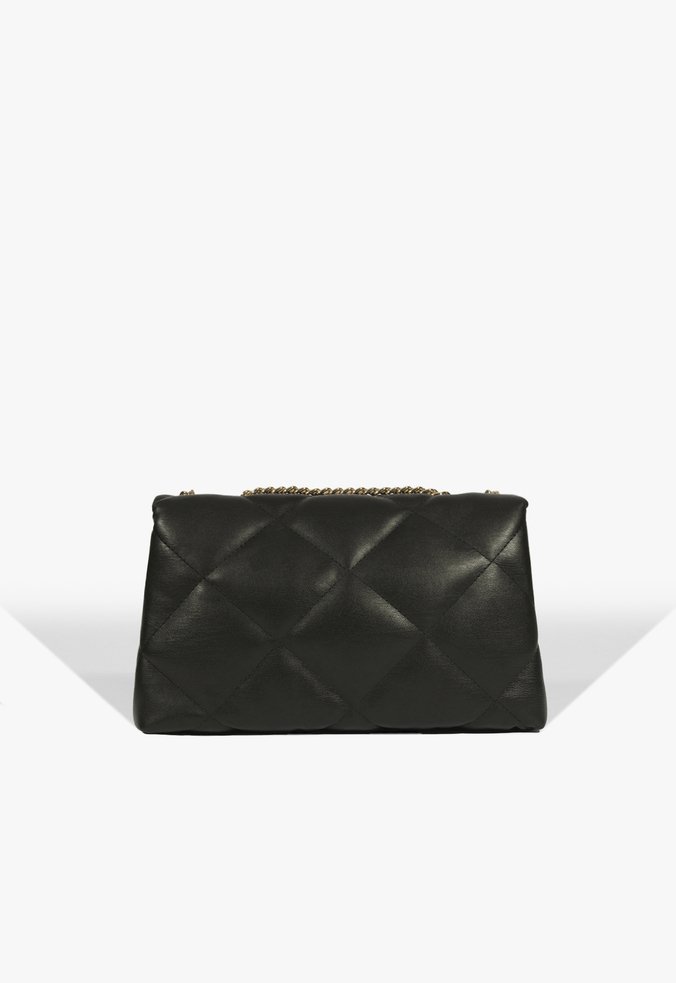 Bolsa Tiracolo Shoulder Marina Média Preta | Schutz