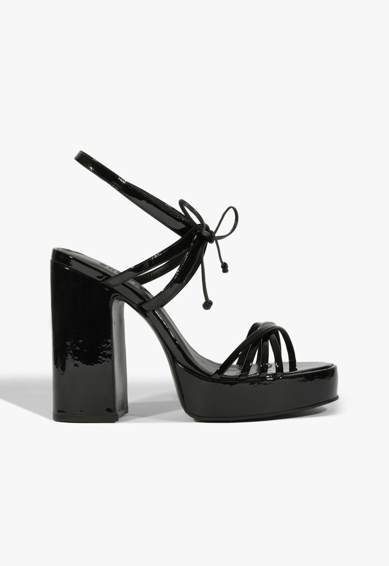 Sandália Meia Pata Salto Alto Preta | Schutz