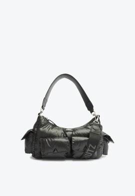Bolsa Tiracolo Média Alex Nylon Preta
