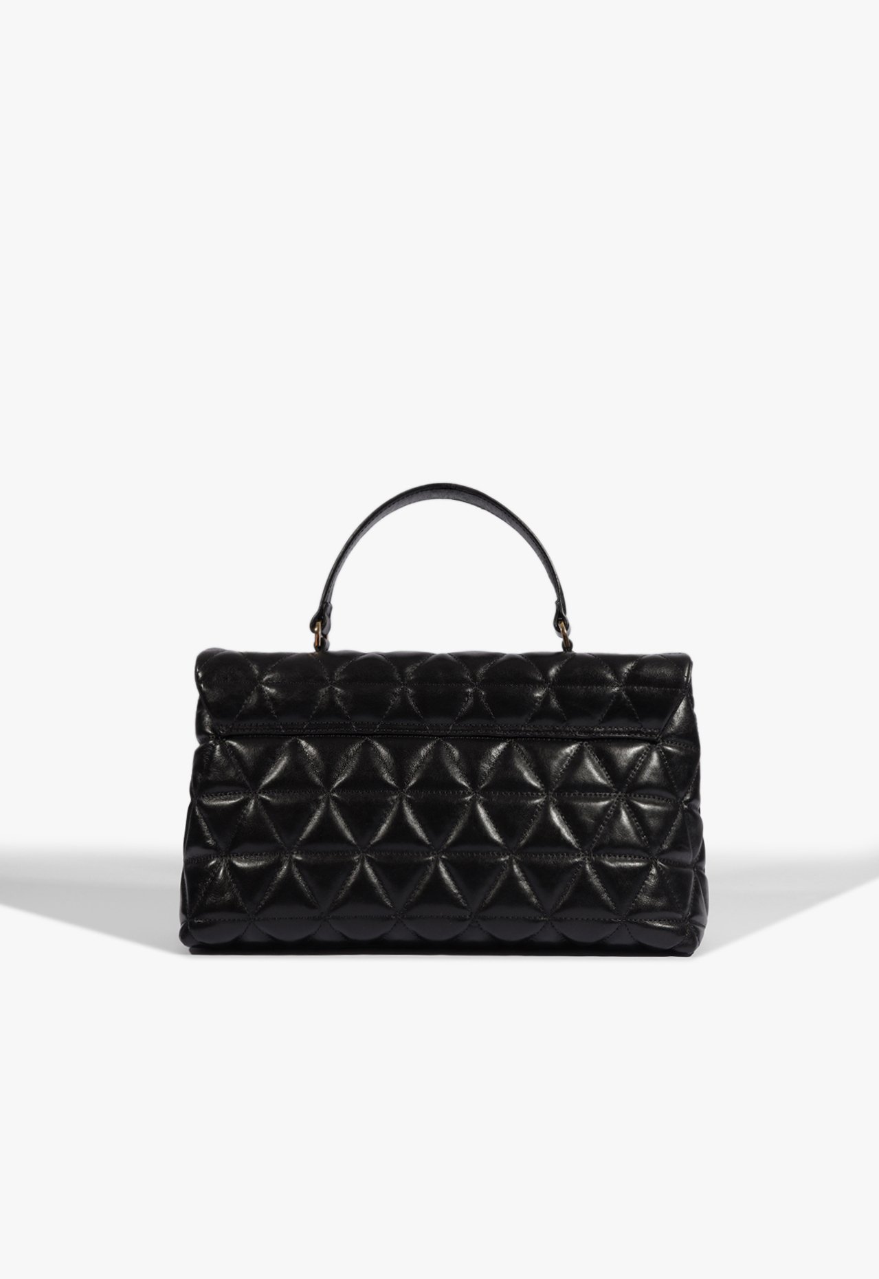 Bolsa Satchel 944 Media Couro Preta | Schutz