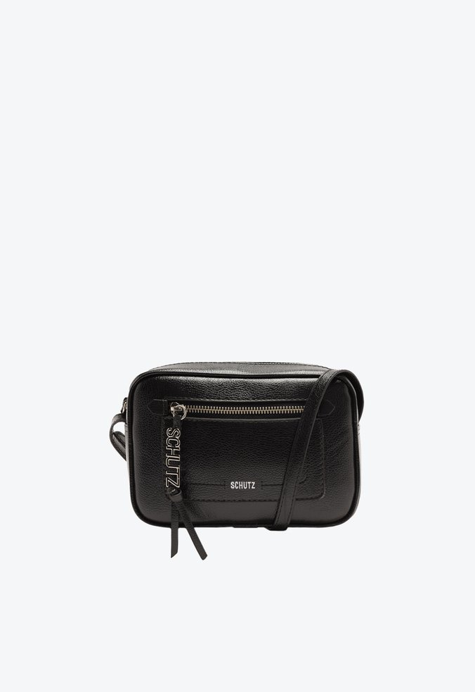 BOLSA TIRACOLO TINA COURO PRETA