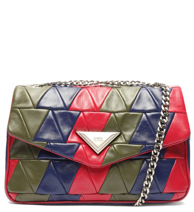 Bolsa Tiracolo Grande New 944 Patchwork Multicores