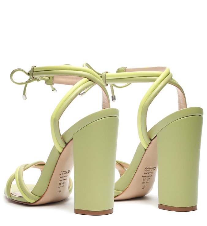 Sandália Salto Twist Gold Green Sandália Salto Twist Gold Green