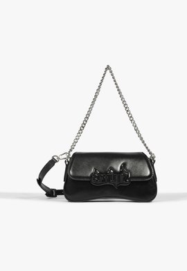 Bolsa Shoulder Couro Preta