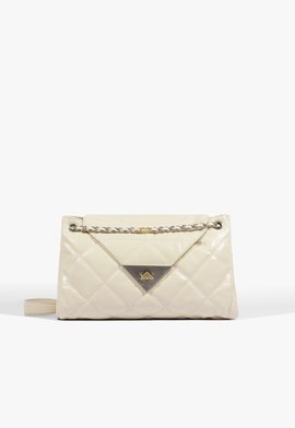 Bolsa Grande S95 Couro Off-white