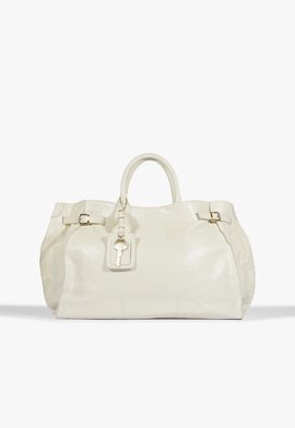 Bolsa Maxi Tote Heaven Couro Branca
