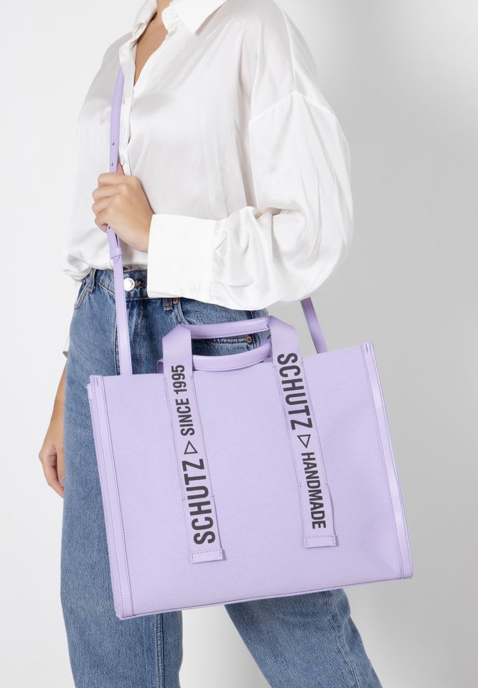 Bolsa Tote Livia Lona Roxa