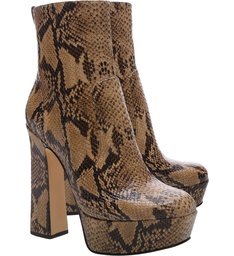 Ankle Boot Meia Pata Bold Snake