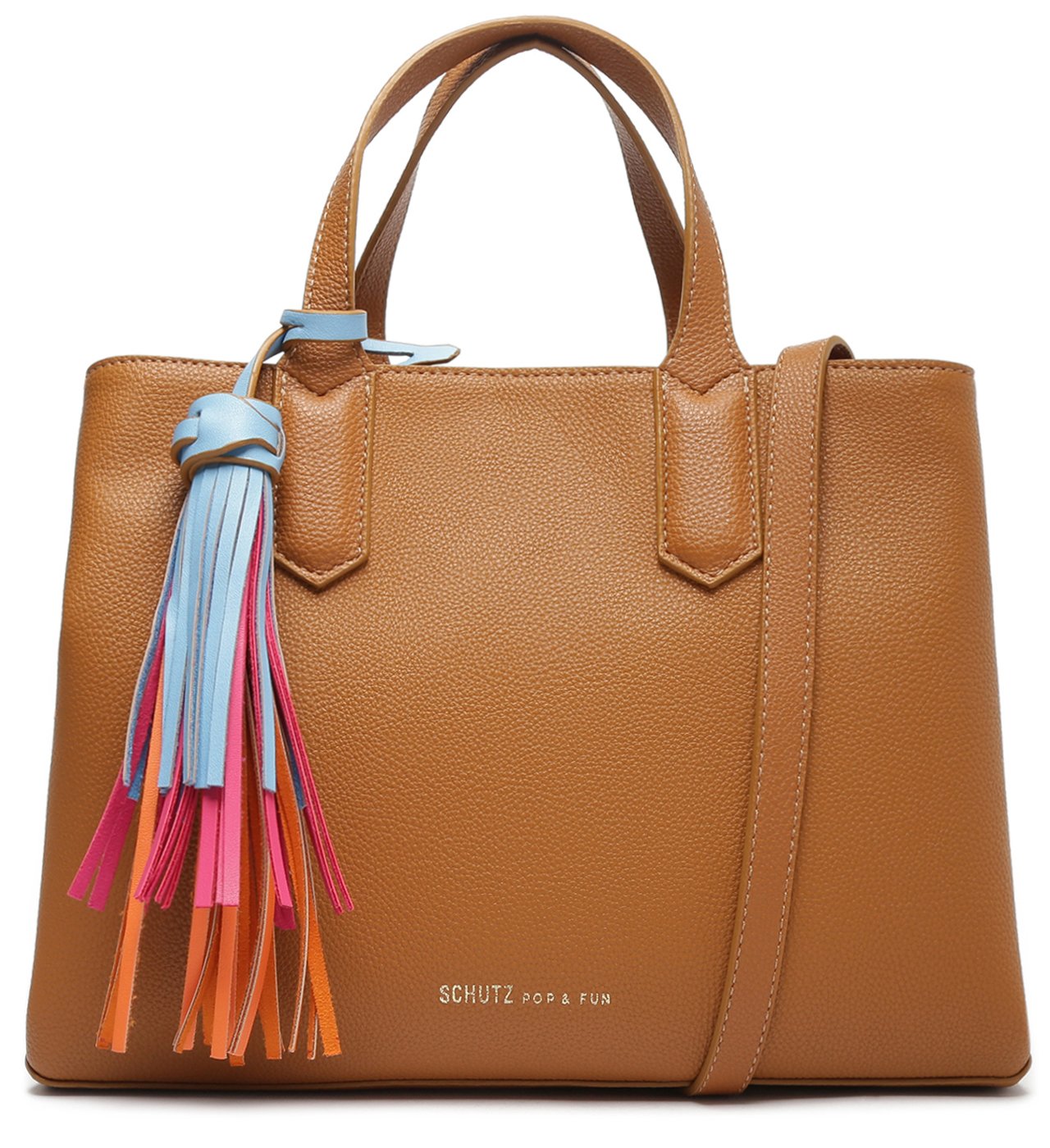 Bolsa Tote Grande Thaisa Caramelo | Schutz