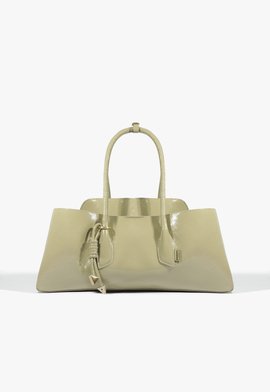 Bolsa Maxi Tote Melted Couro Branca