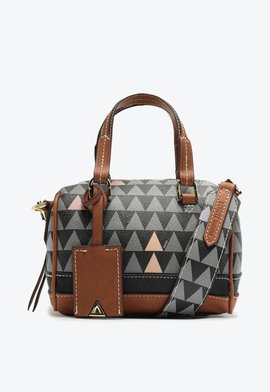 Bolsa Bowling Pequena Triangle Preta
