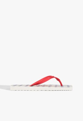 Chinelo Bico Quadrado Jelly Vermelho