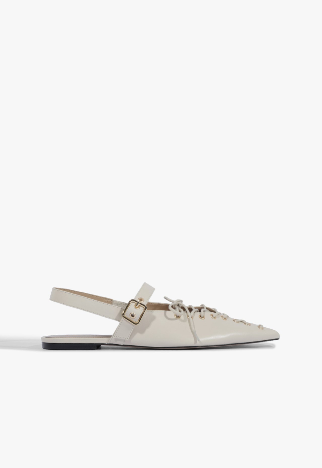 Sapatilha Sabrine Couro Branca | Schutz