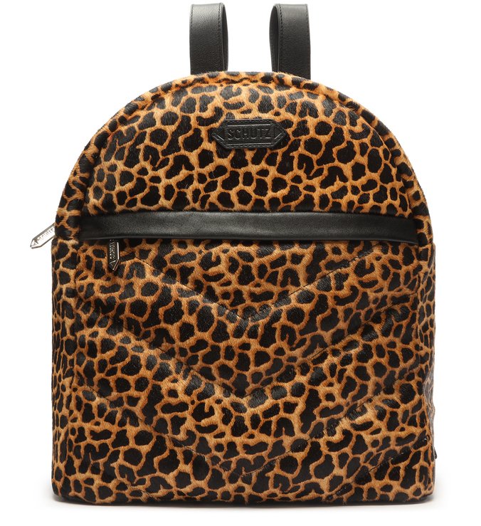 Mochila Grande Kikka Estampa Onça
