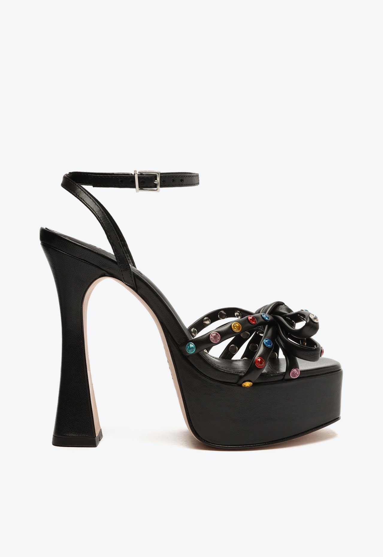 Sandália Plataforma Theresa Pedras Preta | Schutz