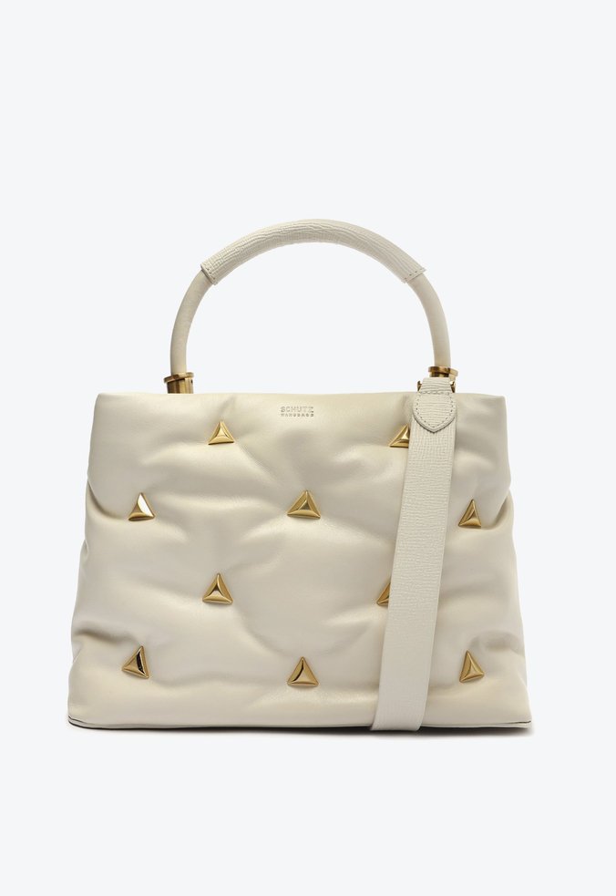 Bolsa Bucket Grande Hit Couro Branca