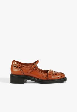 Oxford Dafne Couro Marrom
