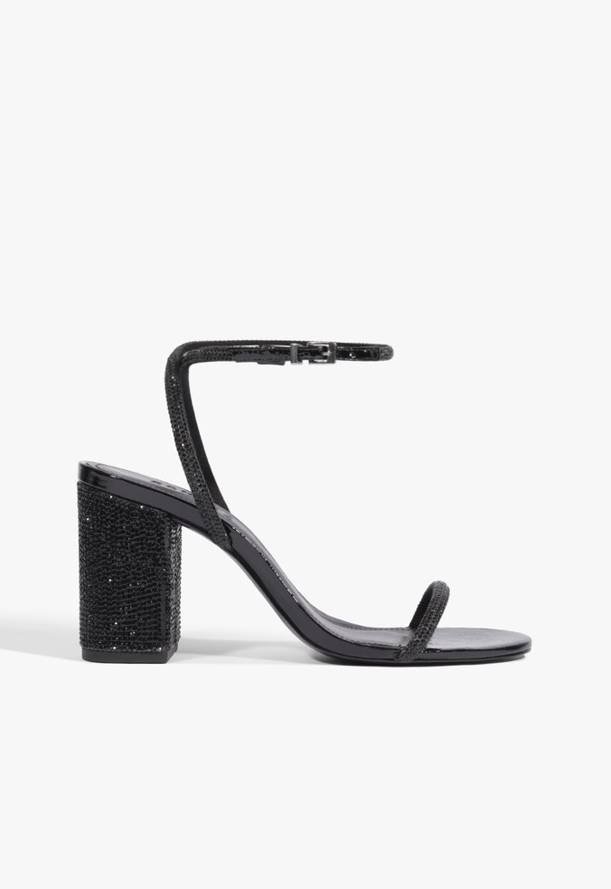Sandália Salto Médio Color Icon Preta