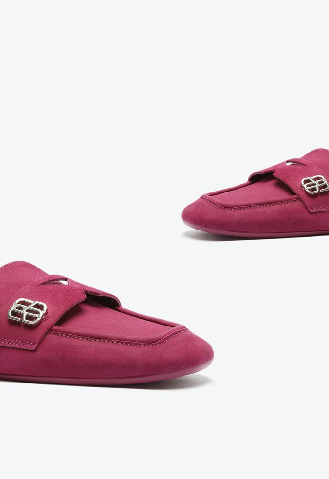 Sapato Mule Nobuck Rosa Sapato Mule Nobuck Rosa