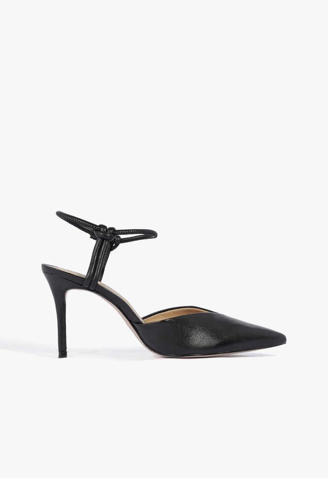 Scarpin Knots Preto