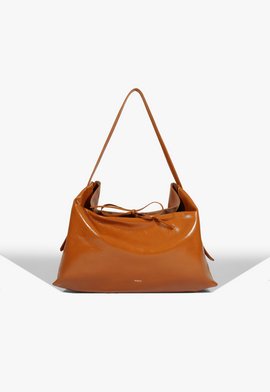 Bolsa Tiracolo Média Emily Couro Marrom