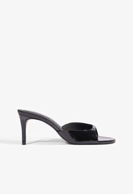 Tamanco Mule Arlette Couro Preto