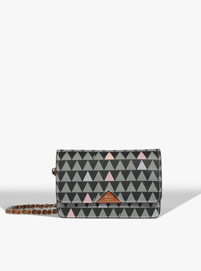Crossbody 4 Girls Triangle Preta