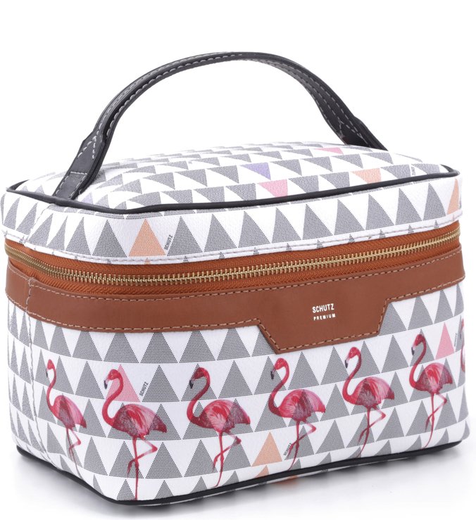 Necessaire Triangle Pearl Flamingo Necessaire Triangle Pearl Flamingo