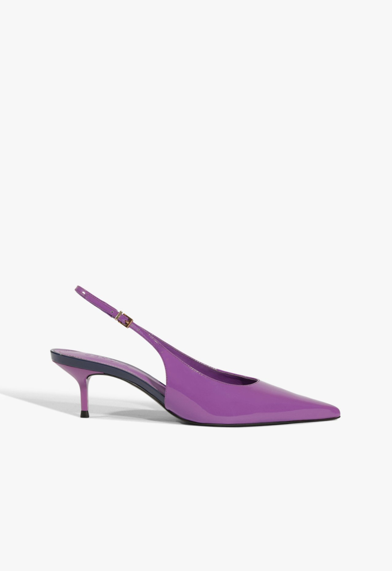 Scarpin Slingback Verniz Roxo | Schutz