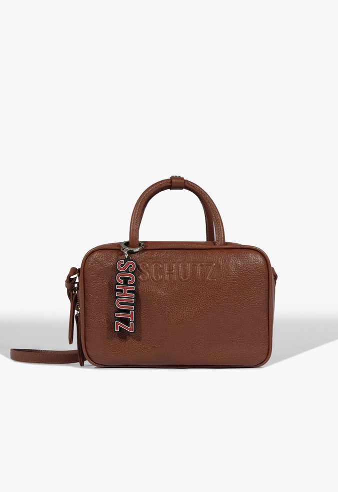 Bolsa Tote Ivvy Média Couro Marrom