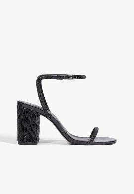 Sandália Salto Médio Color Icon Preta