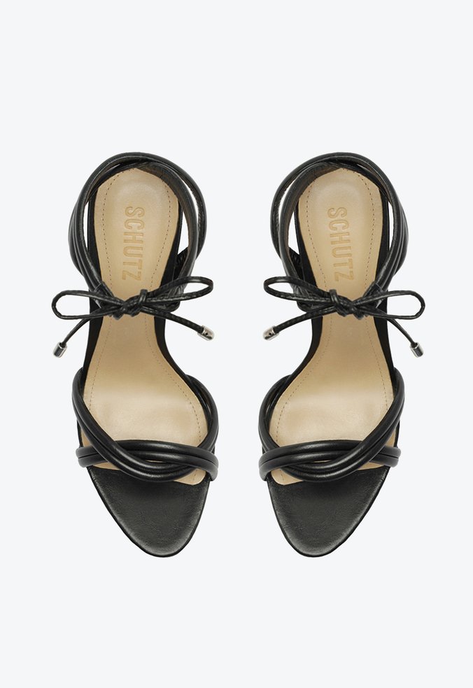 Sandália Yvi Couro Preta | Schutz