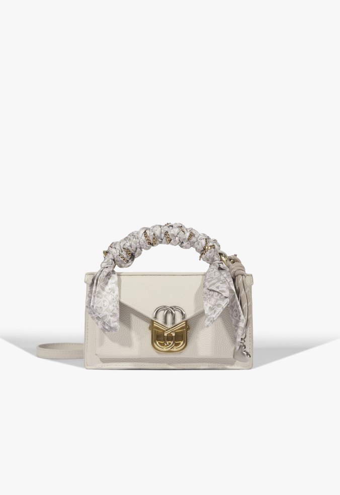 Bolsa Mini Satchel Brera Pequena Couro Branca