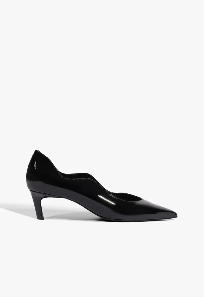 Scarpin Ophelia Couro Preto