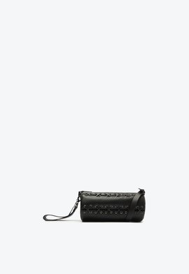 Bolsa Tube Pequena Couro Preta