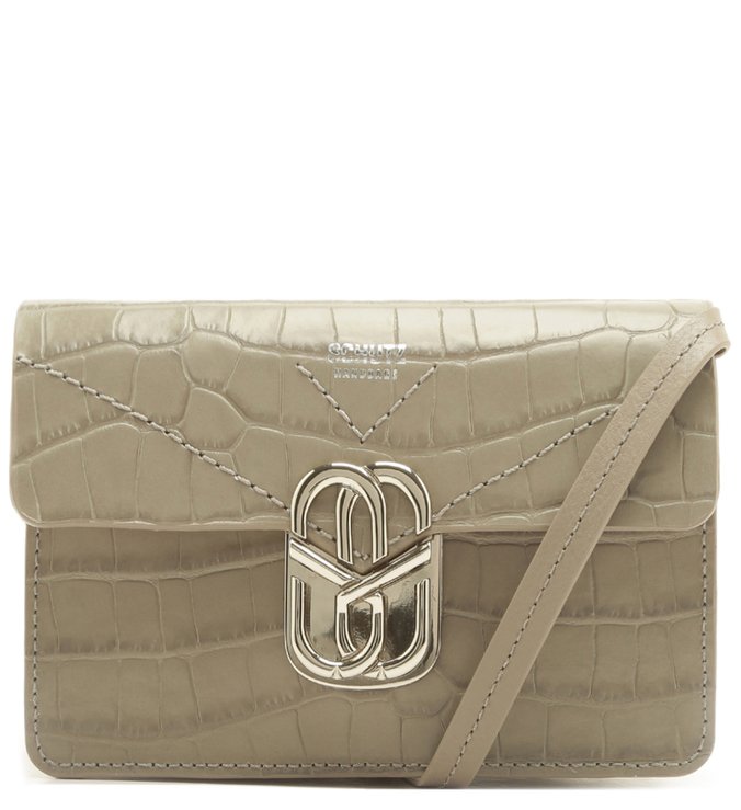 Crossbody Pochete Penelope Croco Neutral Crossbody Pochete Penelope Croco Neutral