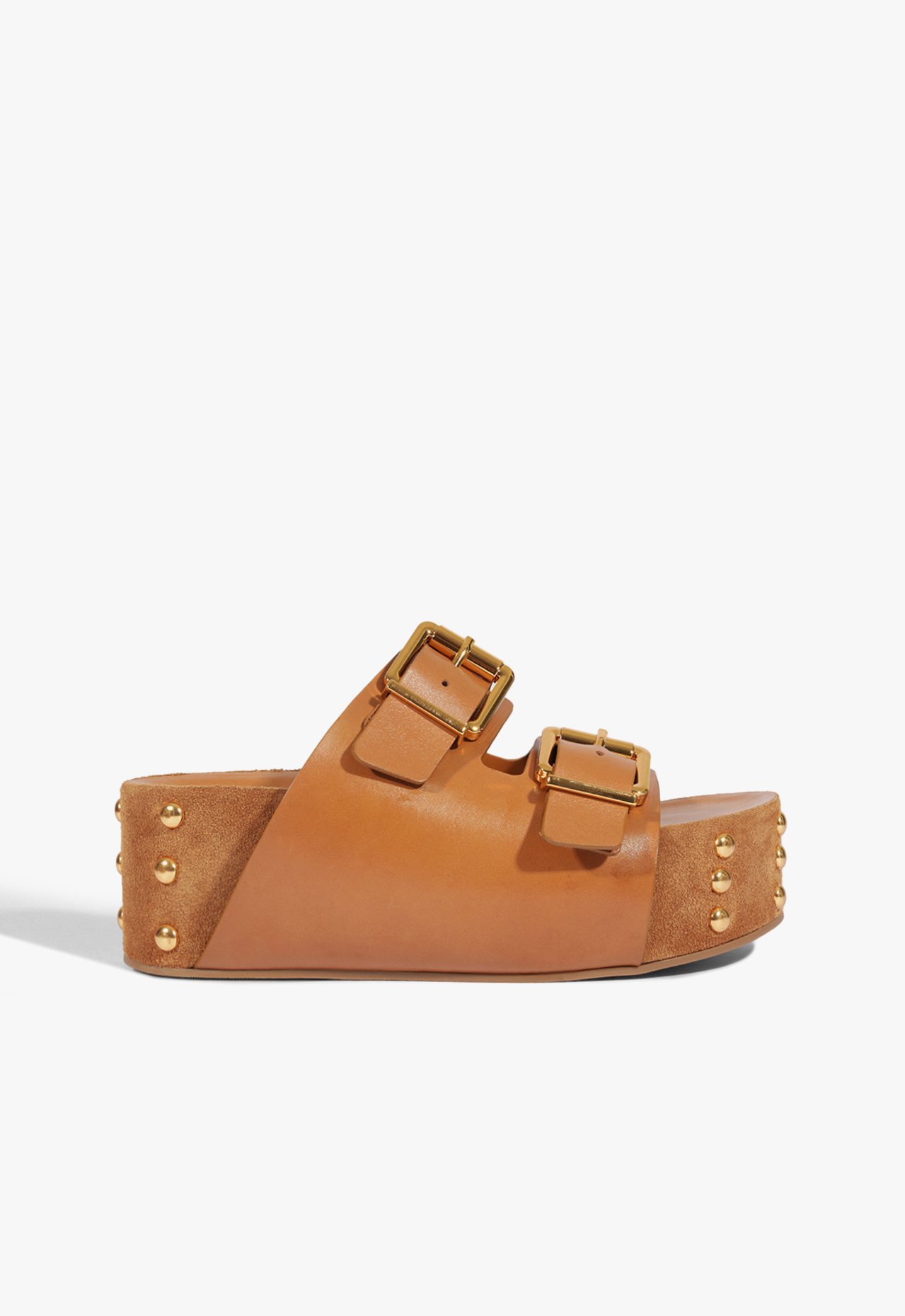 Tamanco Plataforma Couro Marrom | Schutz