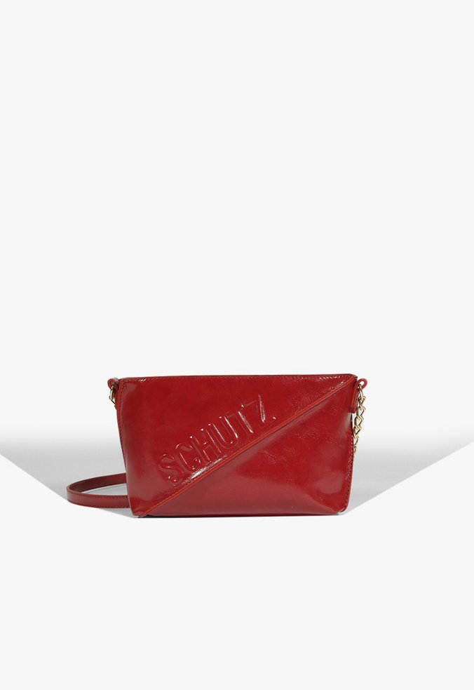 Bolsa Tiracolo Alycia Verniz Vermelha