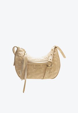 Bolsa Média Mirella Couro Bege