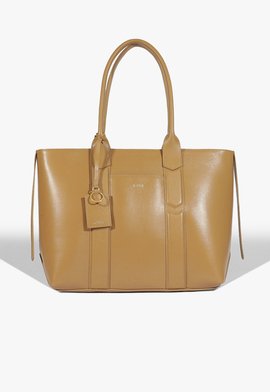 Bolsa Shopping Tyla Couro Marrom Clara