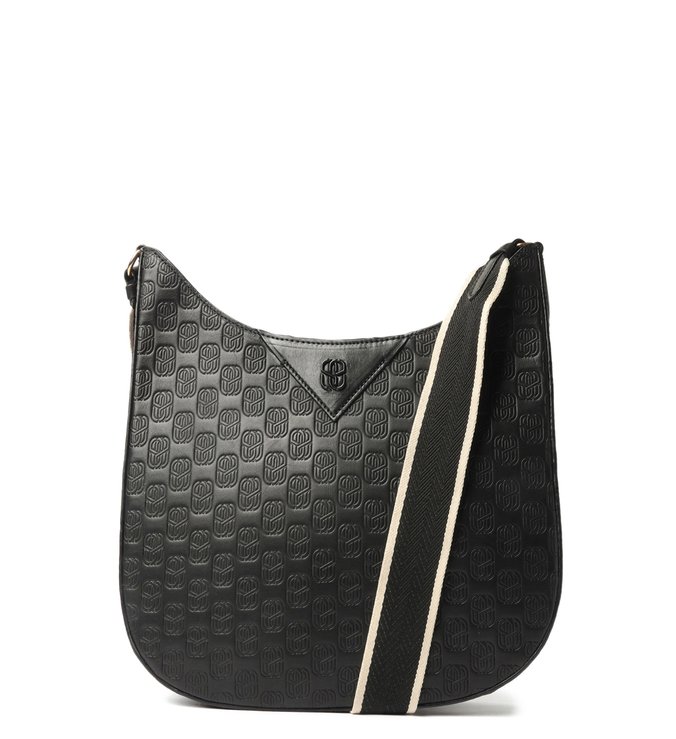 Bolsa Tiracolo Emblem Karen Preta