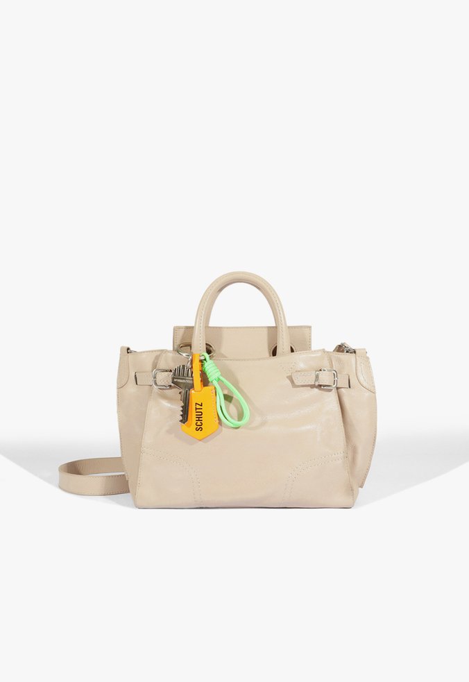 Bolsa Tote Pequena Heaven Couro Bege