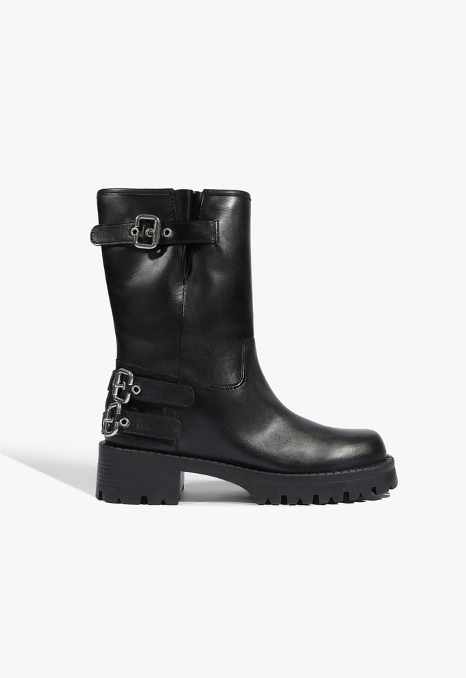 Bota Valen Couro Preta