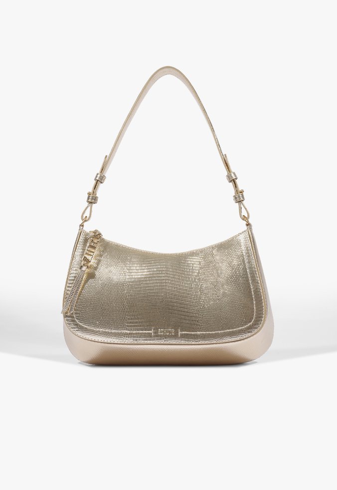 Bolsa Shoulder Tina Média Dourada
